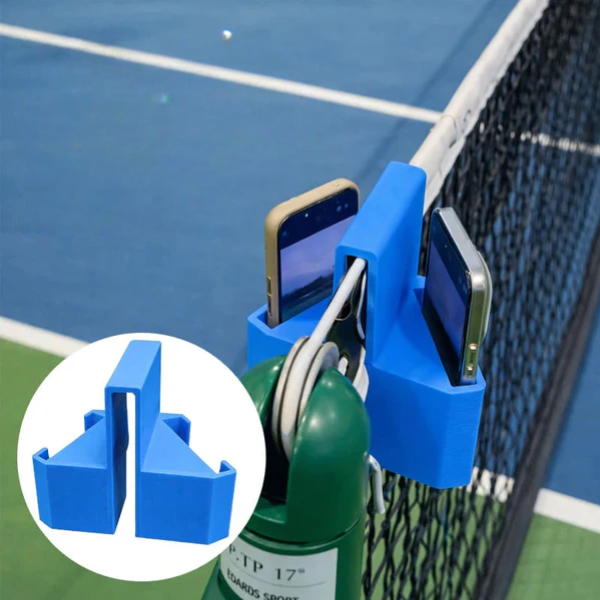 Telefoonhouder voor Tennisnet – Voor Twee Telefoons – Handig en Stabiel