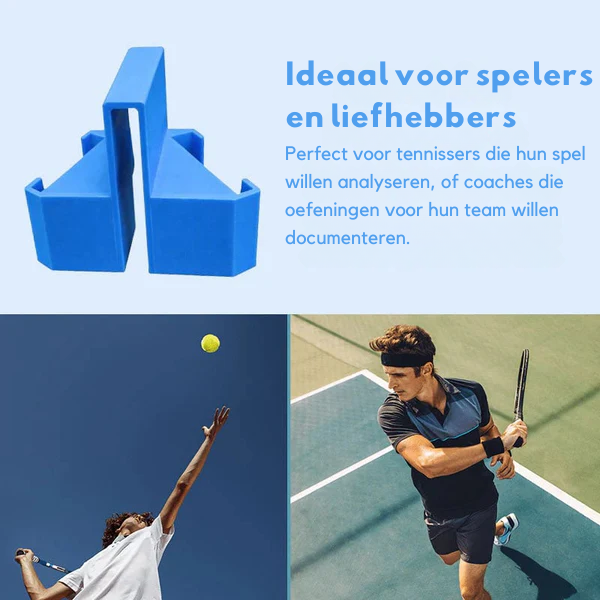 Telefoonhouder voor Tennisnet – Voor Twee Telefoons – Handig en Stabiel