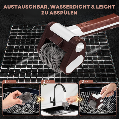 Elektrische Grillborstel – RVS – Snel en Efficiënt – Voor BBQ's en Grillroosters