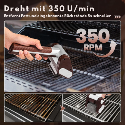 Elektrische Grillborstel – RVS – Snel en Efficiënt – Voor BBQ's en Grillroosters