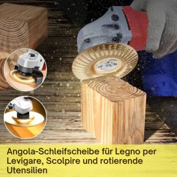 Schuur schijf voor hout – 125mm – voor slijpen en polijsten – voor houtbewerkers