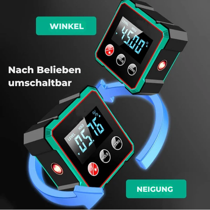 Digitale hoekmeter – magnetisch – met elektronisch laser – voor metingen en installatie