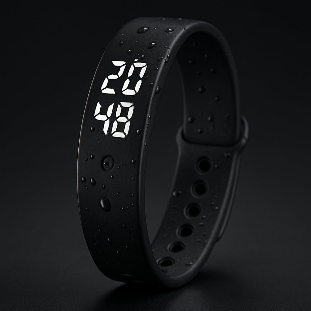 Smartwatch – Waterdicht – Siliconen Band – Voor Fitnessactiviteiten