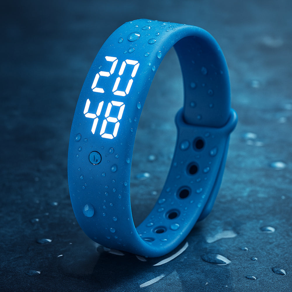 Smartwatch – Waterdicht – Siliconen Band – Voor Fitnessactiviteiten