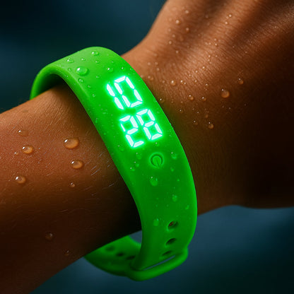 Smartwatch – Waterdicht – Siliconen Band – Voor Fitnessactiviteiten