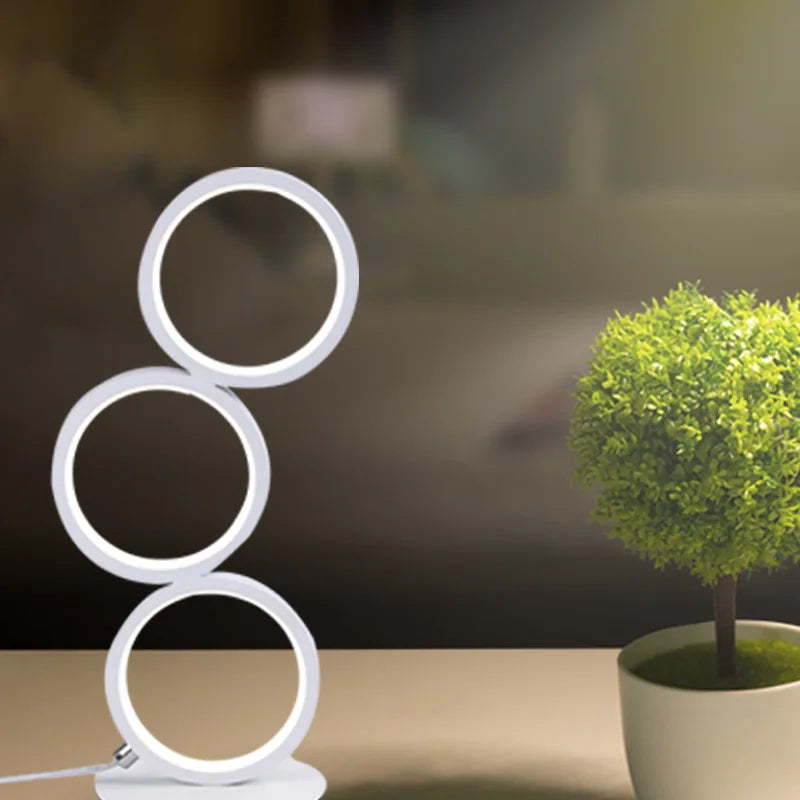 Tafellamp – Moderne Ringen – Verstelbare Verlichting voor Bureau of Woonkamer