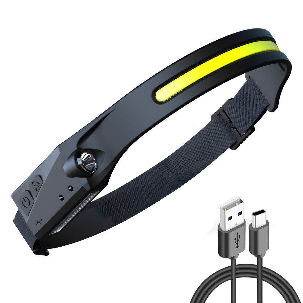 Oplaadbare LED Hoofdlamp – USB – Voor Hardlopen en Fietsen