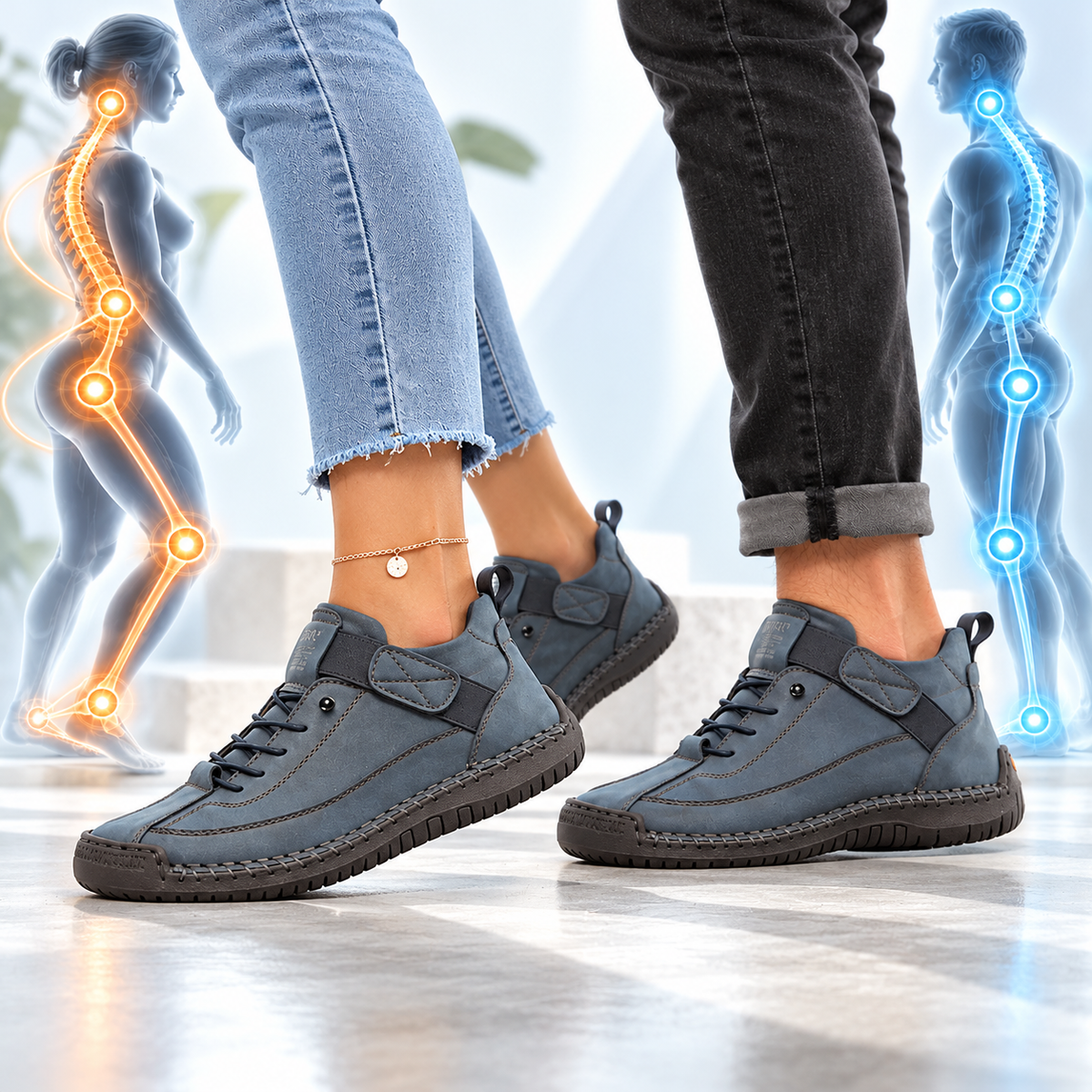 Fittershape Ortopedische Sneakers – unisex met EVA-demping