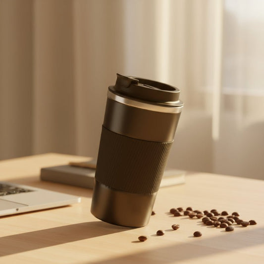 Thermo Mok – Lekvrije Deksel – Duurzaam – Voor Koffie en Thee