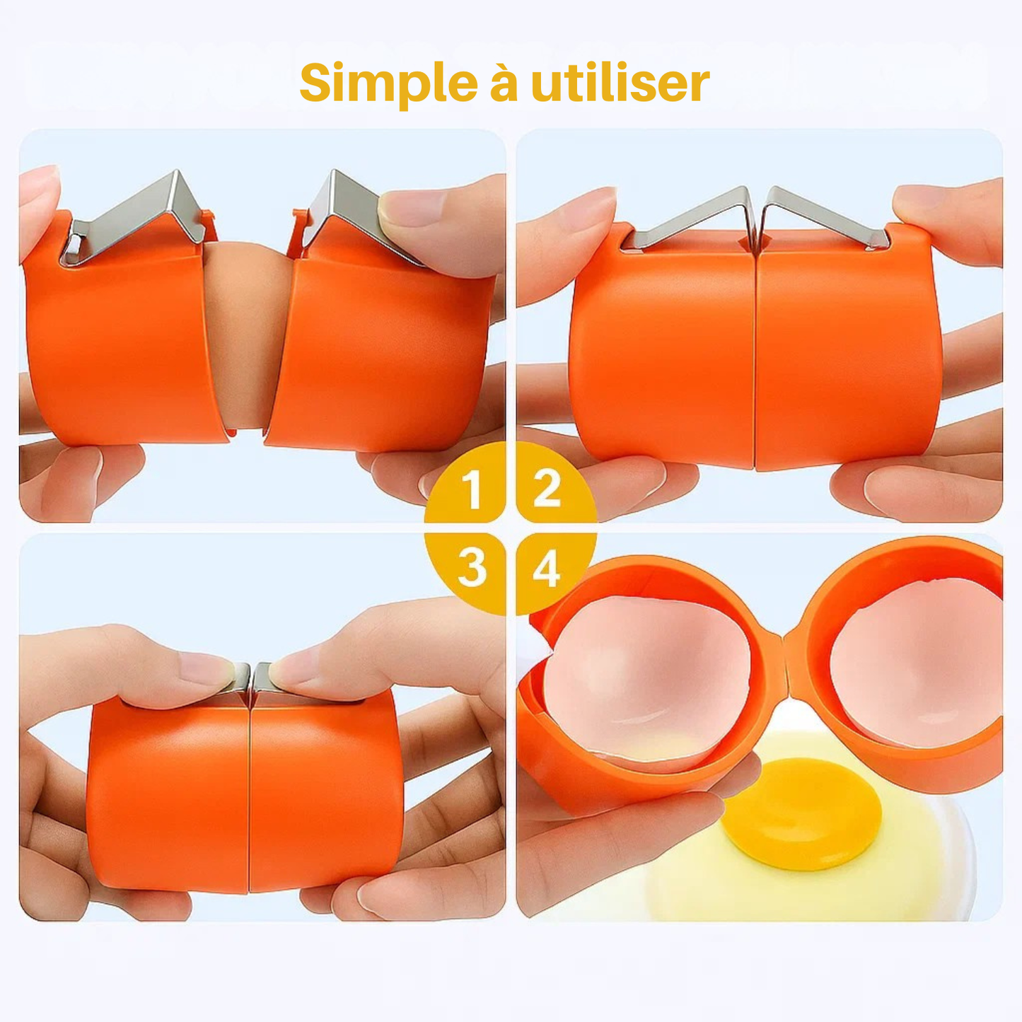 Eierscheider – Gemakkelijk Eieren Splitsen – Voor Keuken