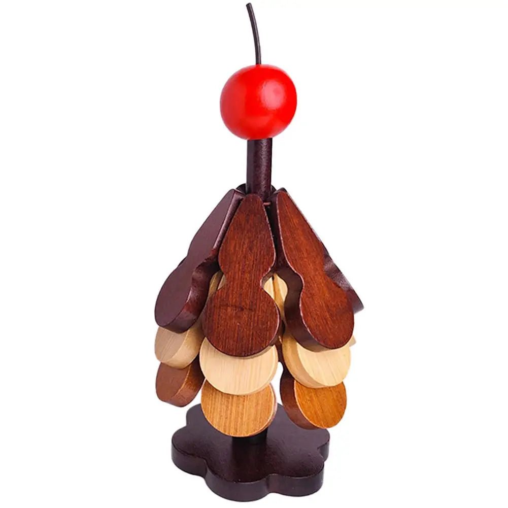 Houten Onderzetters – Kerstboom Design – Set van 3 – Functioneel en Decoratief