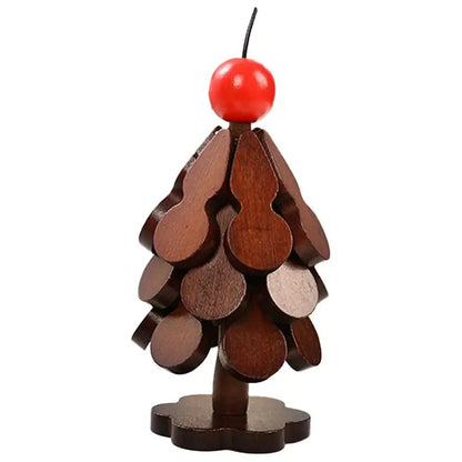 Houten Onderzetters – Kerstboom Design – Set van 3 – Functioneel en Decoratief