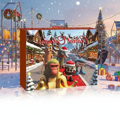 Brainrot Adventskalender – 24 Deurtjes – Met Cartoon Figuren