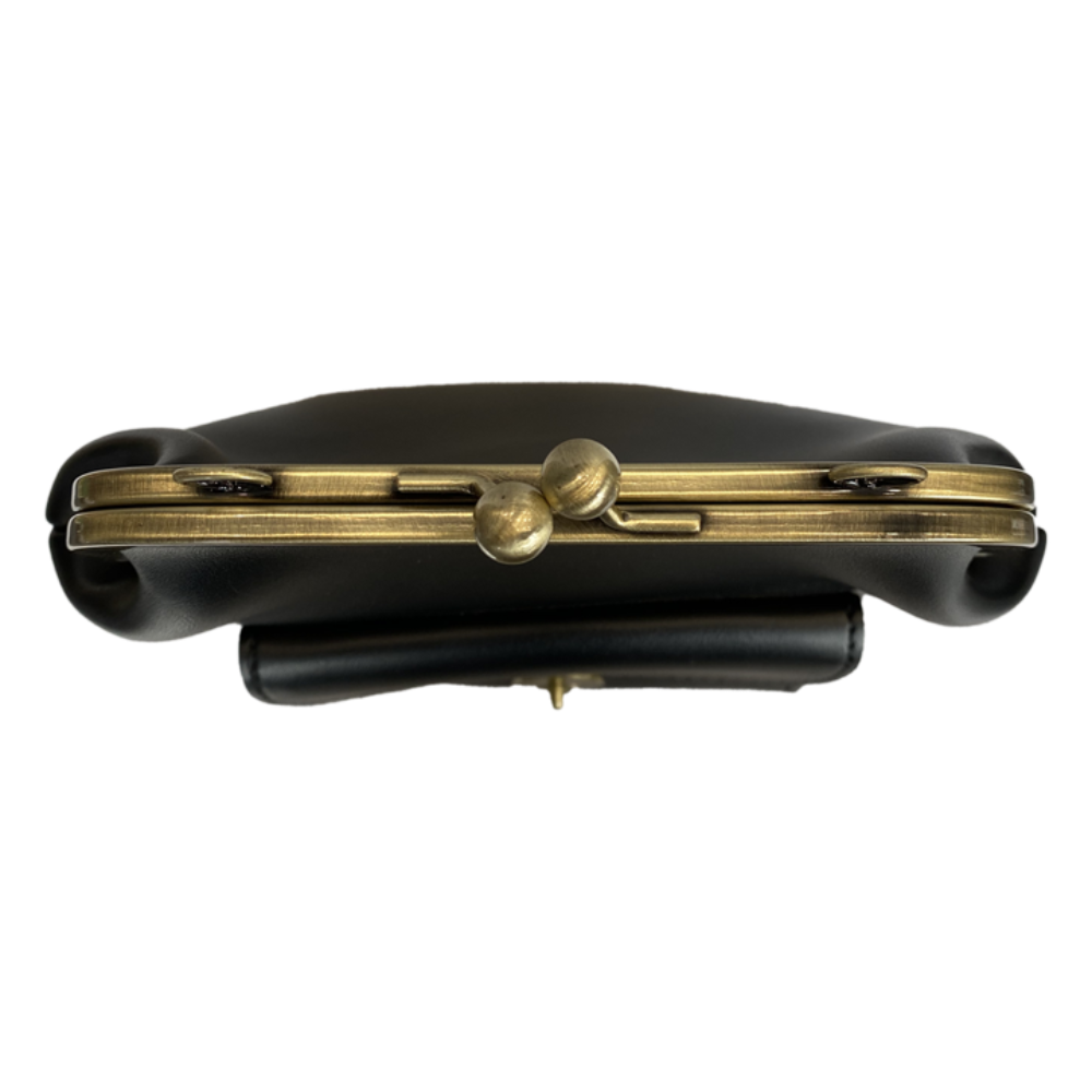 Rugtas – Vintage Kissing Lock – Voor Dames – Compact Formaat