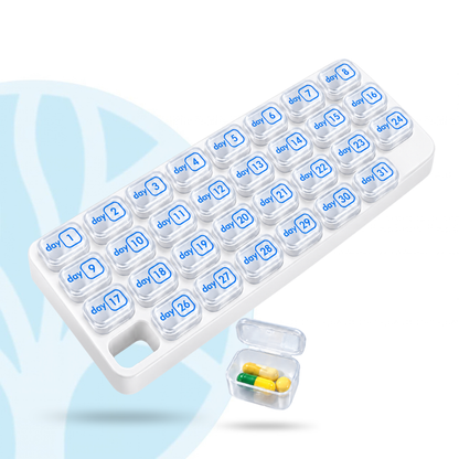Fittershape 31-Daagse Pillenorganizer – met uitneembare vakjes
