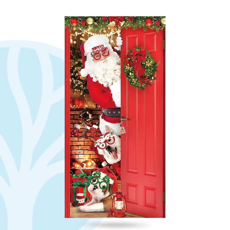 Fittershape Kerstdeurhoes – feestelijke decoratie in seconden