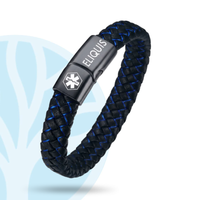 Blauw/Zwart