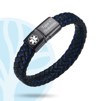 Blauw/Zwart