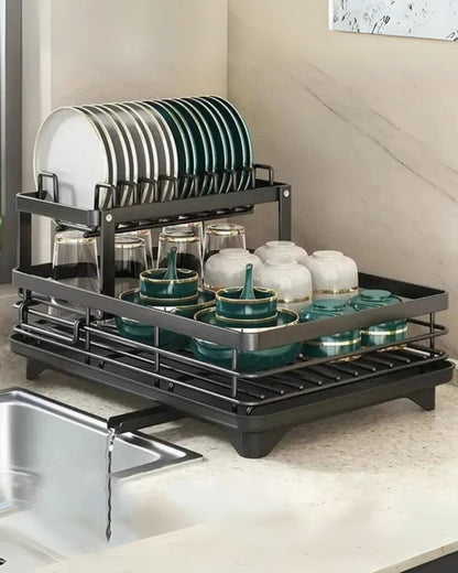 Droogrek voor borden – Luxe Afwasdroogrek met Slimme Organisatie