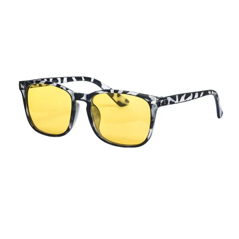 Sunglasses – Vierkante Montuur – UV-Bescherming voor Werk, Slaap en Gaming