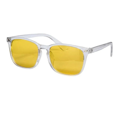 Sunglasses – Vierkante Montuur – UV-Bescherming voor Werk, Slaap en Gaming
