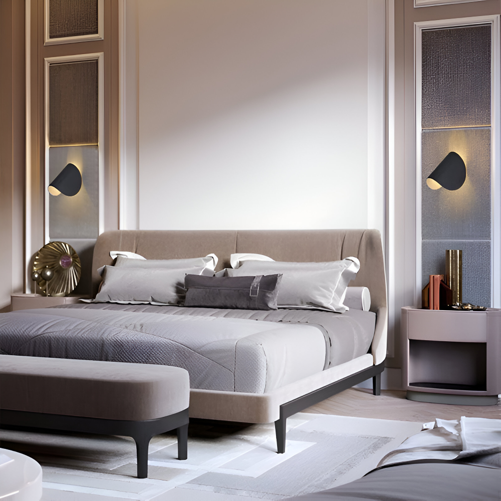 Wandlampen – Conisch ontwerp – Warm wit licht – Voor binnengebruik