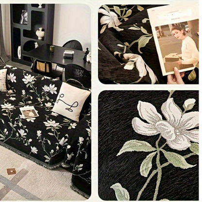 bankhoes met bloemenprint – stijlvolle bescherming voor bank of fauteuil