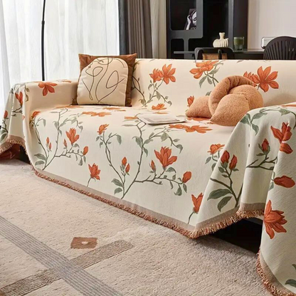 bankhoes met bloemenprint – stijlvolle bescherming voor bank of fauteuil