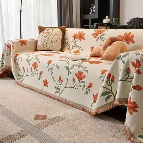 bankhoes met bloemenprint – stijlvolle bescherming voor bank of fauteuil