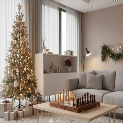 Houten Schaakspel – Klassiek en Duurzaam – Voor Kinderen en Volwassenen