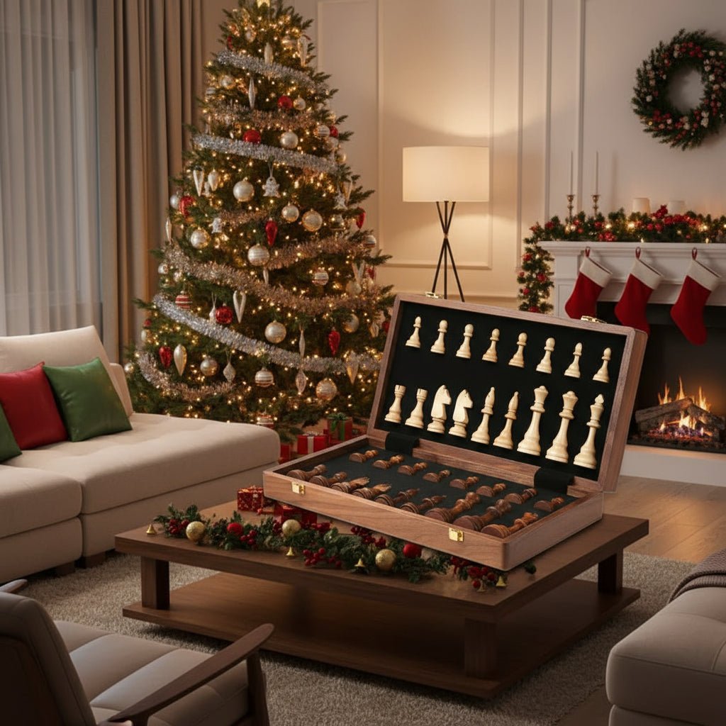 Houten Schaakspel – Klassiek en Duurzaam – Voor Kinderen en Volwassenen