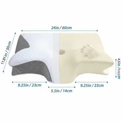 Neksteun Kussen – Ergonomisch – Ademend – Voor nek en schouders