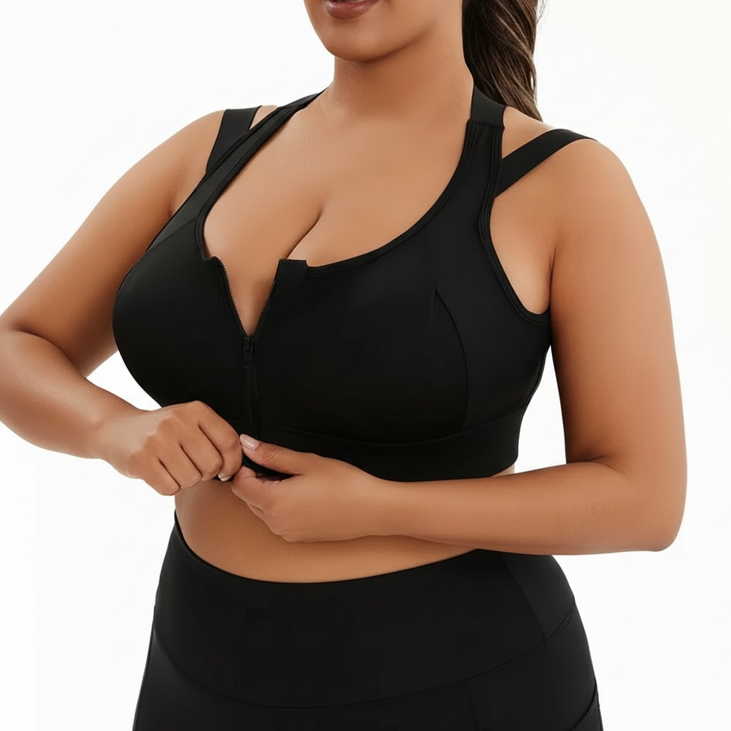 Sport BH – Verstelbare Bandjes – Met Rits – Voor Actieve Vrouwen