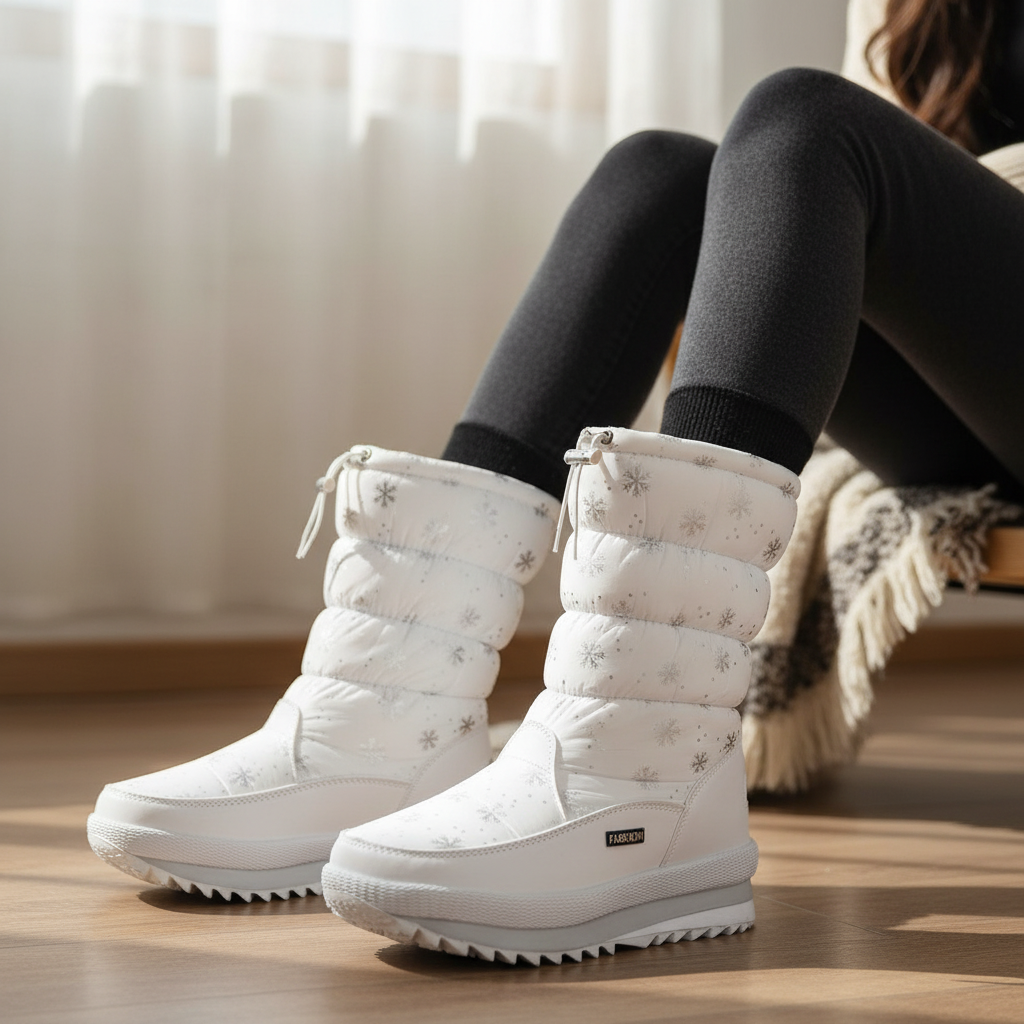 Winterlaarzen – Waterdicht – Met Verstelbare Koord – Voor Koude Weersomstandigheden