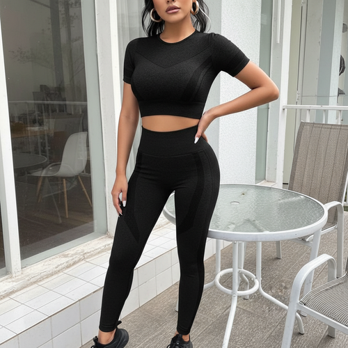 Sportieve Set – Ademend – Elastisch – Voor Fitness en Yoga