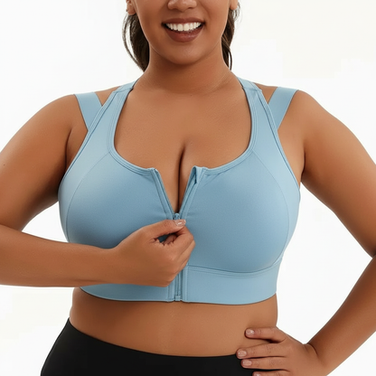 Sport BH – Verstelbare Bandjes – Met Rits – Voor Actieve Vrouwen
