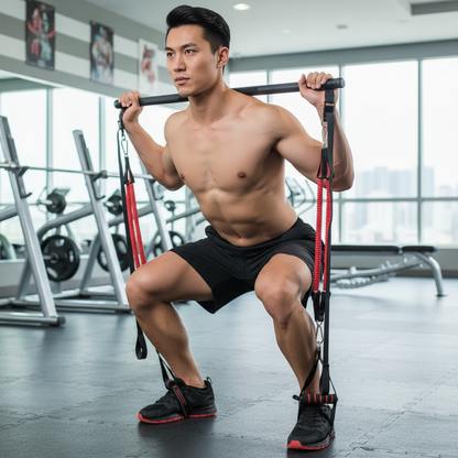 Weerstandsbanden Trainingsset – Verstelbaar – Voor Kracht- en Uithoudingsvermogen