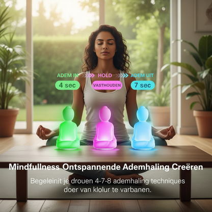 Ademhalingshulp – LED Licht – Voor Ademhalingsoefeningen