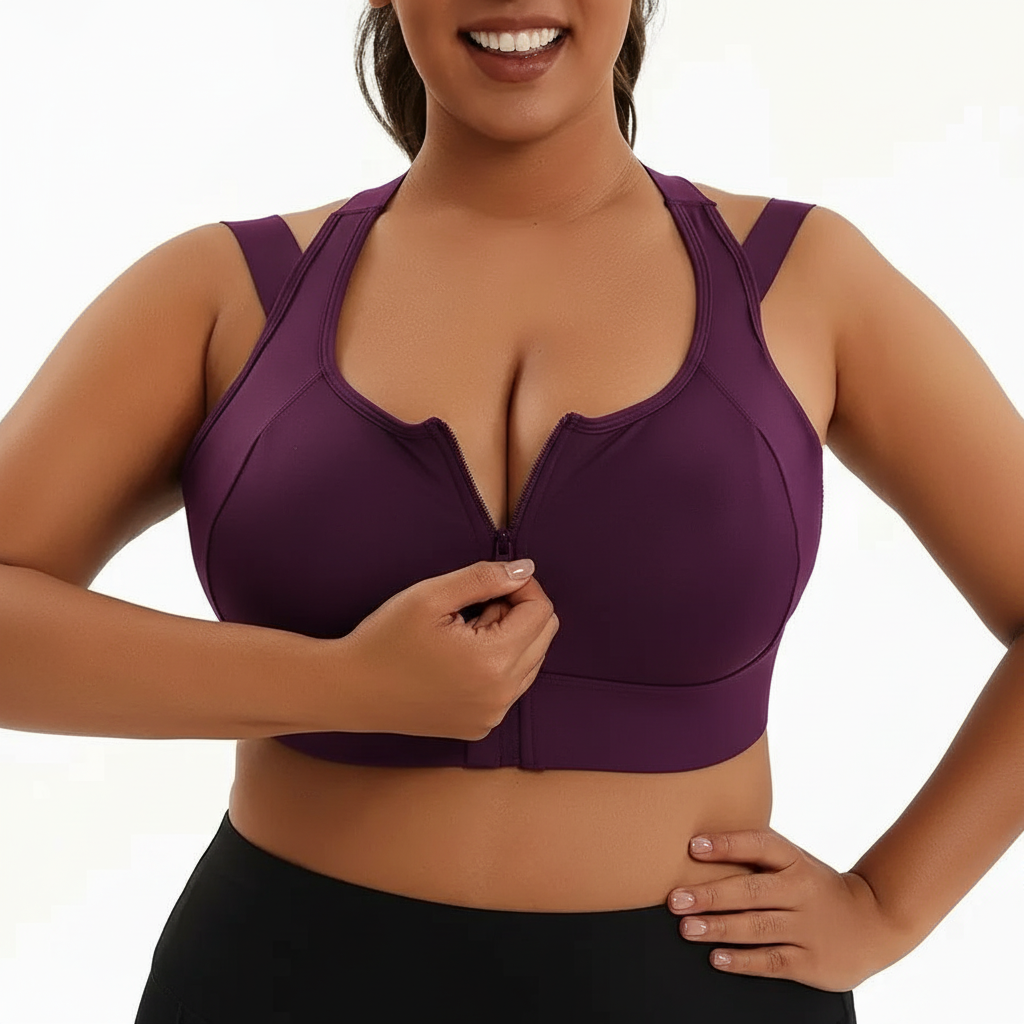 Sport BH – Verstelbare Bandjes – Met Rits – Voor Actieve Vrouwen