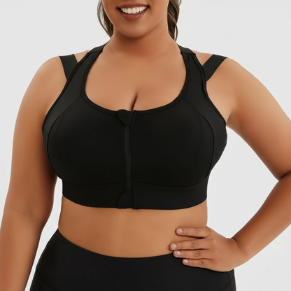 Sport BH – Verstelbare Bandjes – Met Rits – Voor Actieve Vrouwen