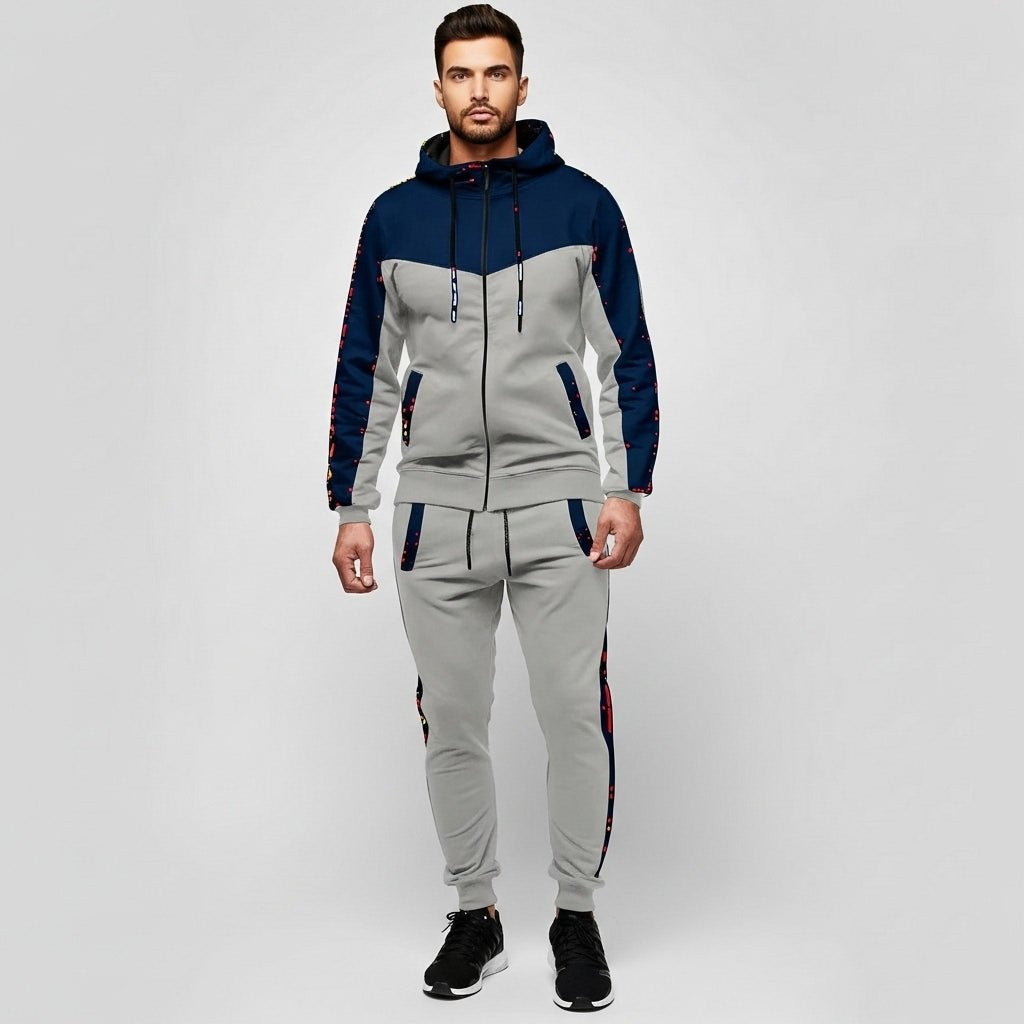 Heren Trainingspak – Hoodie – Met Ritszakken – Voor Sport en Casual