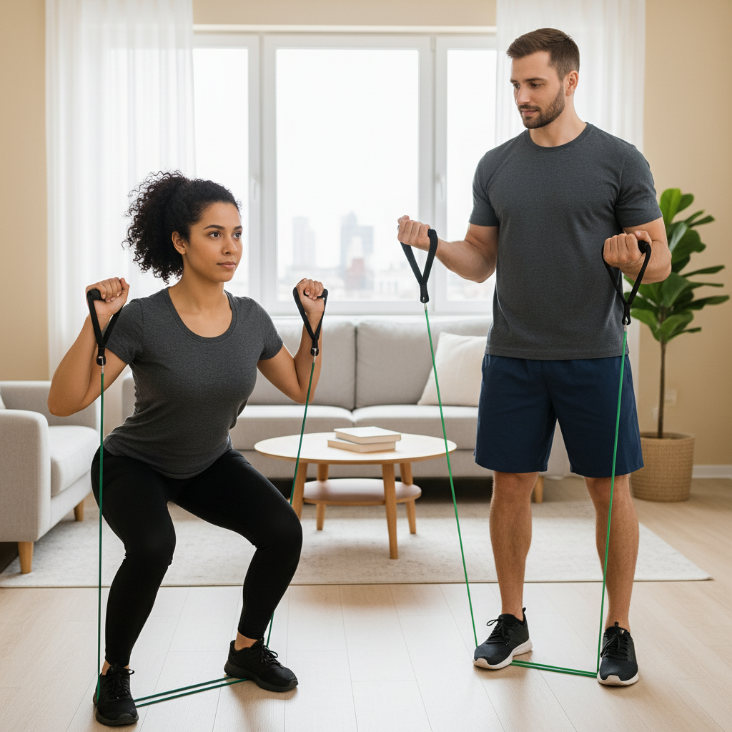 Weerstandsbanden Set – Verstelbare Spanning – Voor Thuisfitness