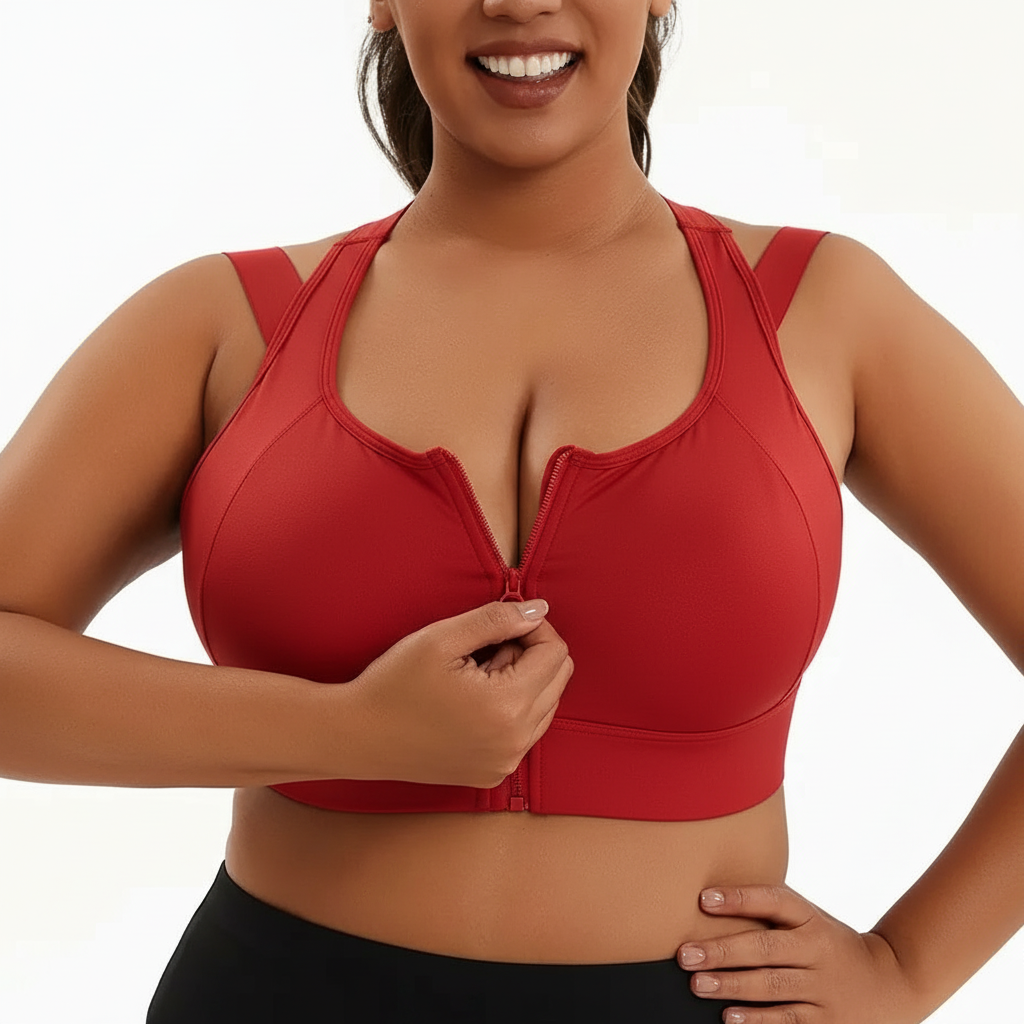 Sport BH – Verstelbare Bandjes – Met Rits – Voor Actieve Vrouwen