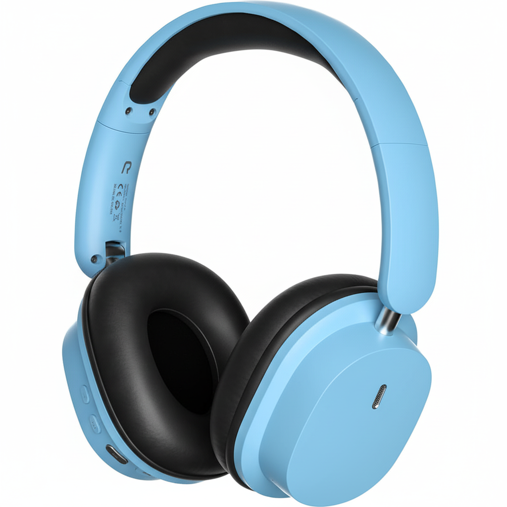 Draadloze Koptelefoon – Active Noise Cancelling – Over-Ear – Voor Muziek en Calls