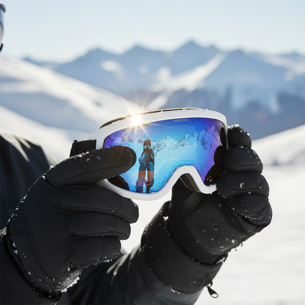 Skibril – UV-Bescherming – Verstelbare Band – Voor Wintersporten