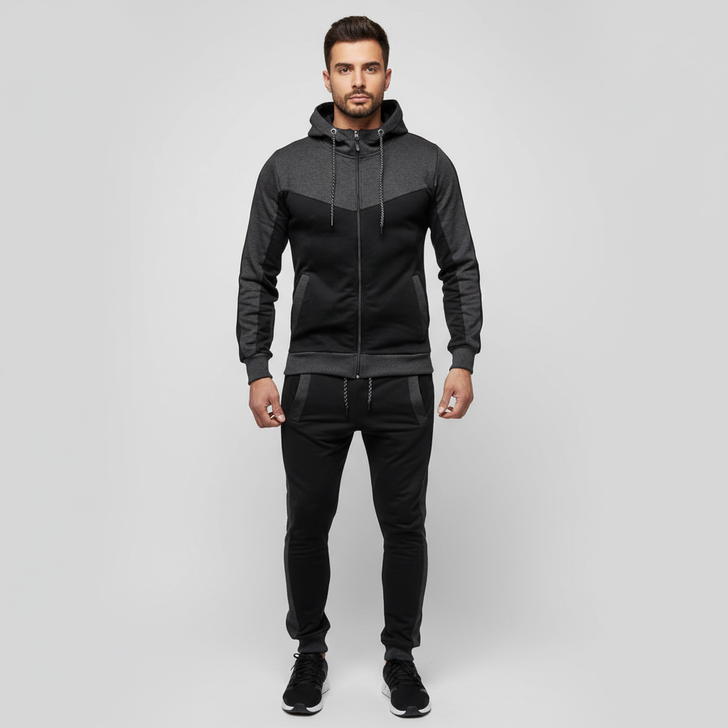 Heren Trainingspak – Hoodie – Met Ritszakken – Voor Sport en Casual