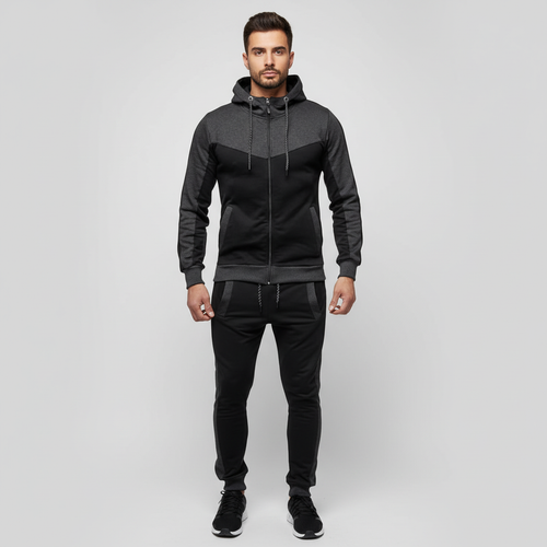 Heren Trainingspak – Hoodie – Met Ritszakken – Voor Sport en Casual