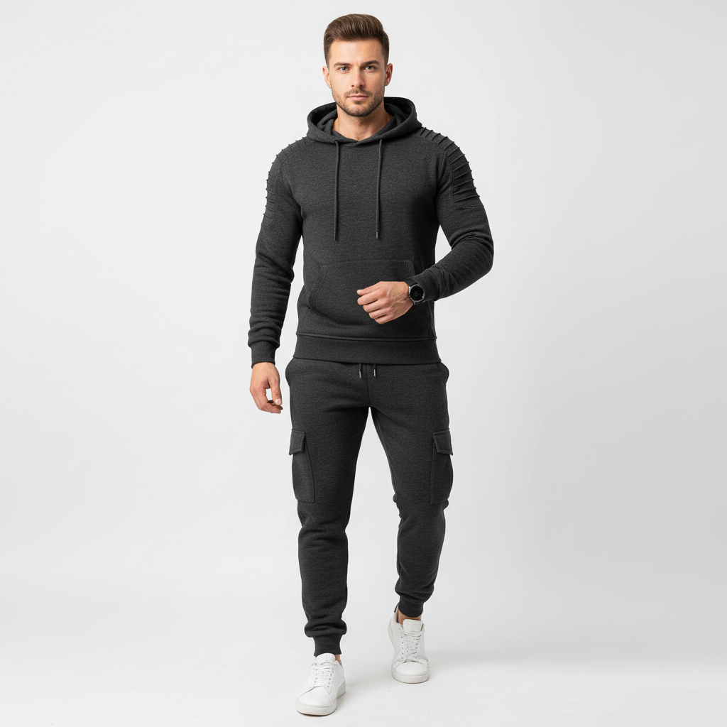 Heren Trainingspak – Capuchon – Comfortabel – Voor Sport en Casual
