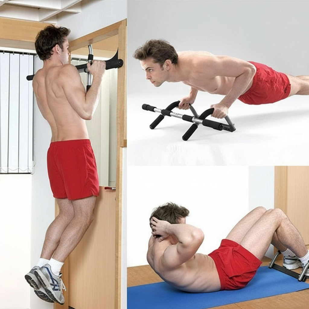 Pull-up Stang – Verstelbaar – Antislip Handgrepen – Voor Thuisgebruik