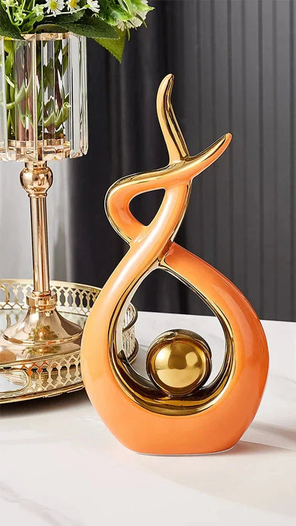 Decoratief Beeld – Keramiek – Modern design – Voor interieurdecoratie